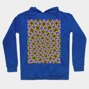 Cute Pink Flower Pattern Hoodie